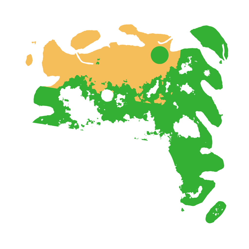 Biome Rust Map: Procedural Map, Size: 3700, Seed: 62138128