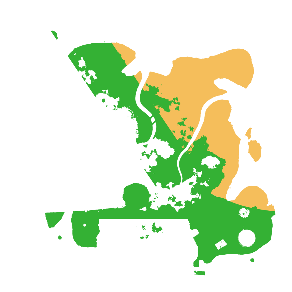 Biome Rust Map: Procedural Map, Size: 3000, Seed: 541279986