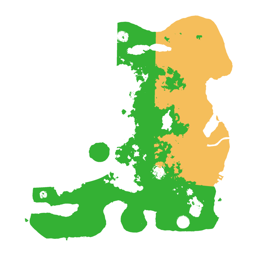 Biome Rust Map: Procedural Map, Size: 3550, Seed: 28535256