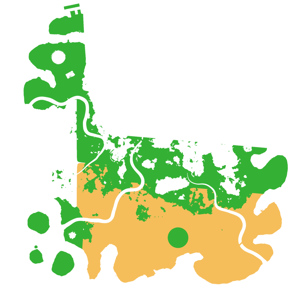 Biome Rust Map: Procedural Map, Size: 3950, Seed: 1159025118