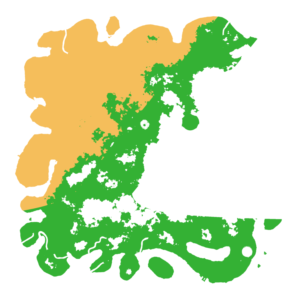 Biome Rust Map: Procedural Map, Size: 5000, Seed: 262599322