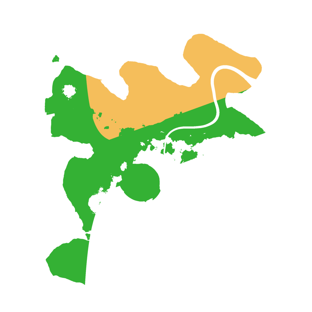 Biome Rust Map: Procedural Map, Size: 2200, Seed: 5846552