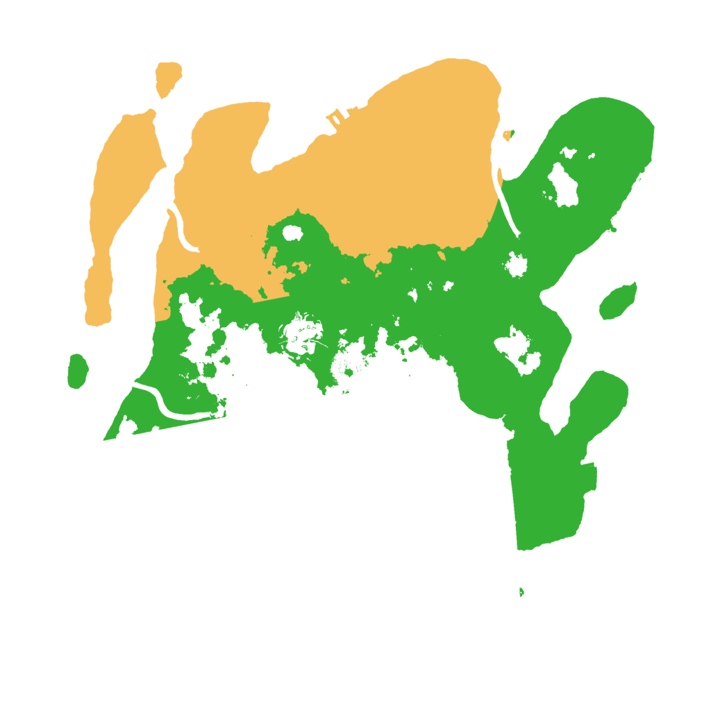 Biome Rust Map: Procedural Map, Size: 3000, Seed: 307972878