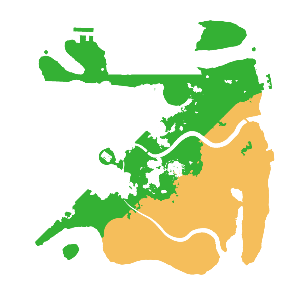 Biome Rust Map: Procedural Map, Size: 3000, Seed: 1651627125