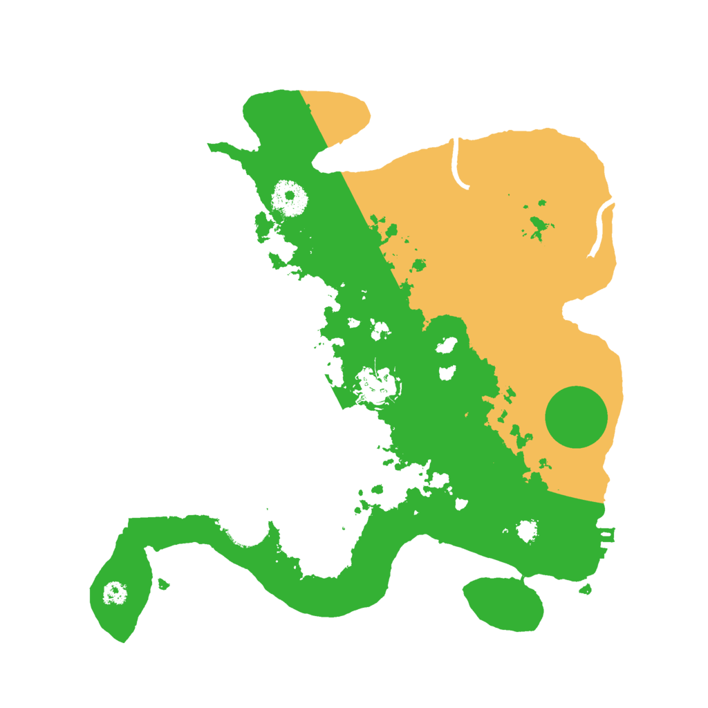 Biome Rust Map: Procedural Map, Size: 3000, Seed: 25646