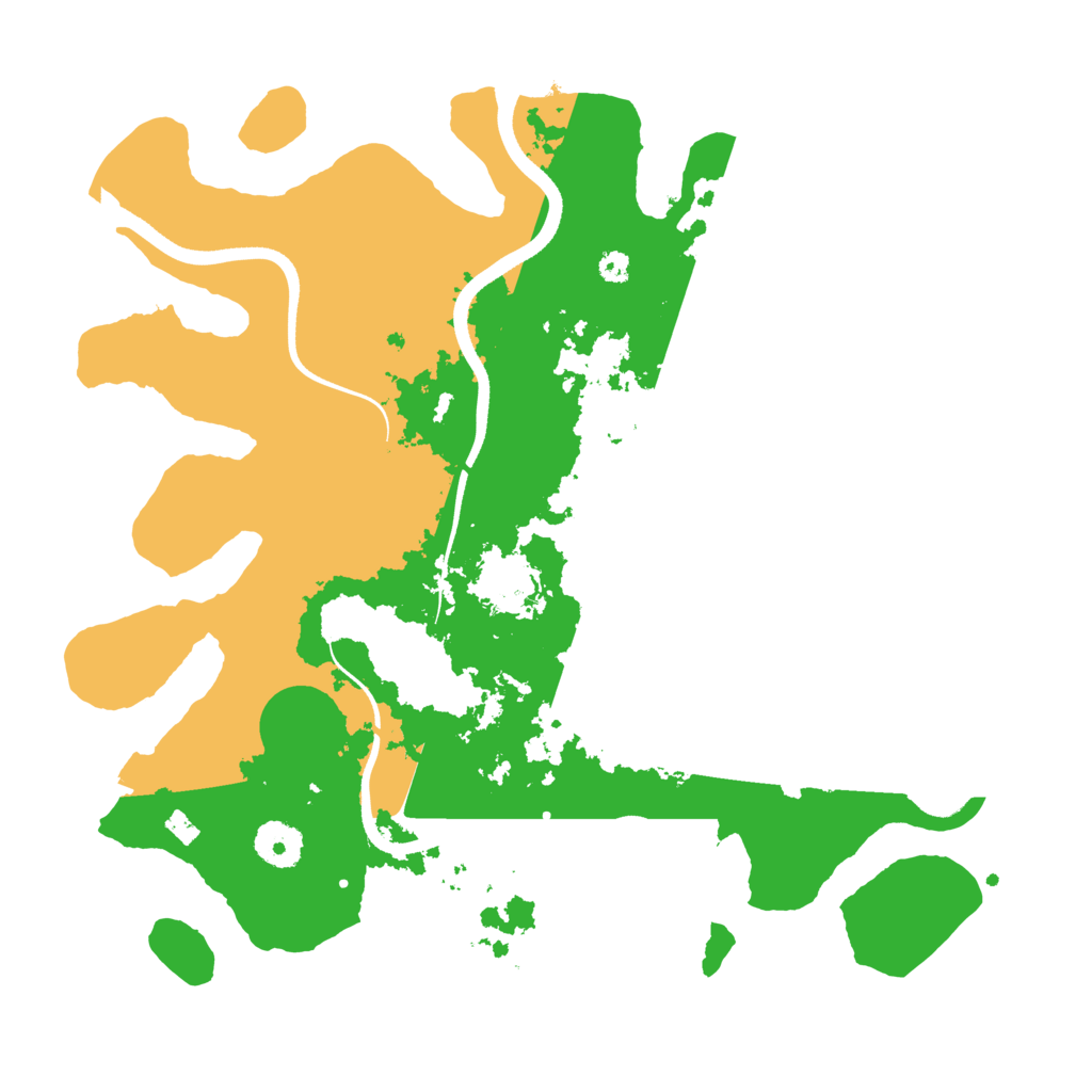 Biome Rust Map: Procedural Map, Size: 3500, Seed: 35066251