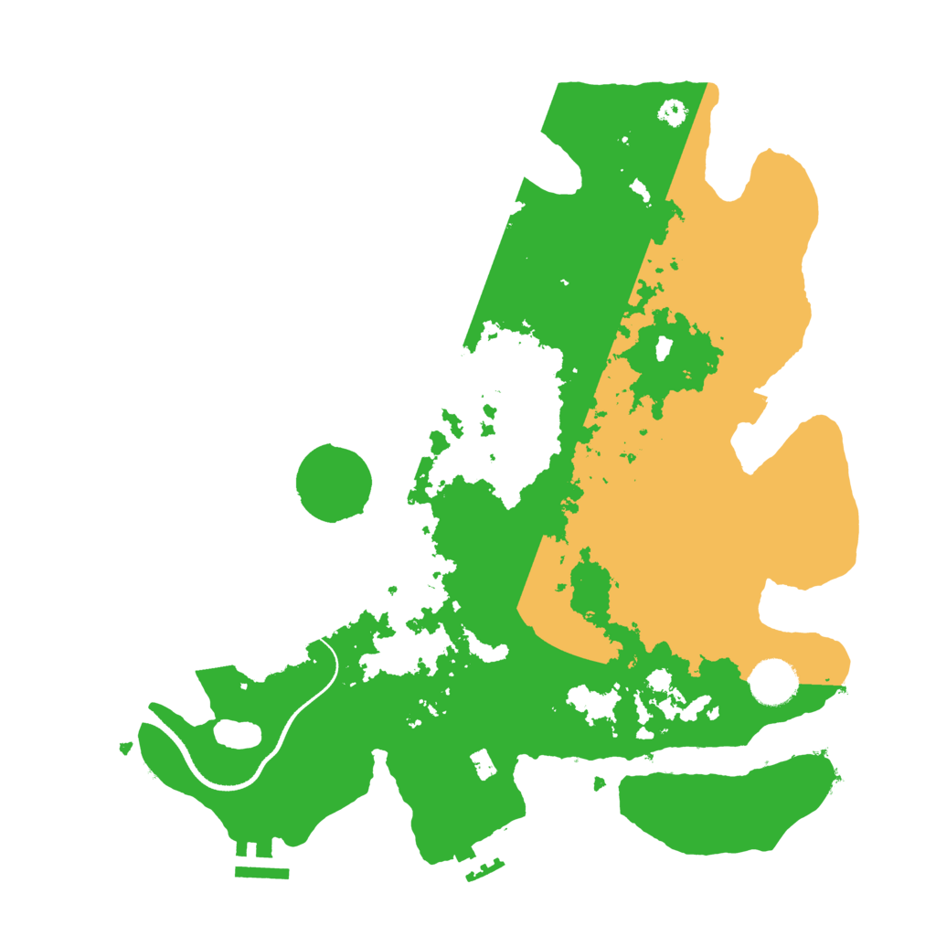 Biome Rust Map: Procedural Map, Size: 3500, Seed: 1349842323