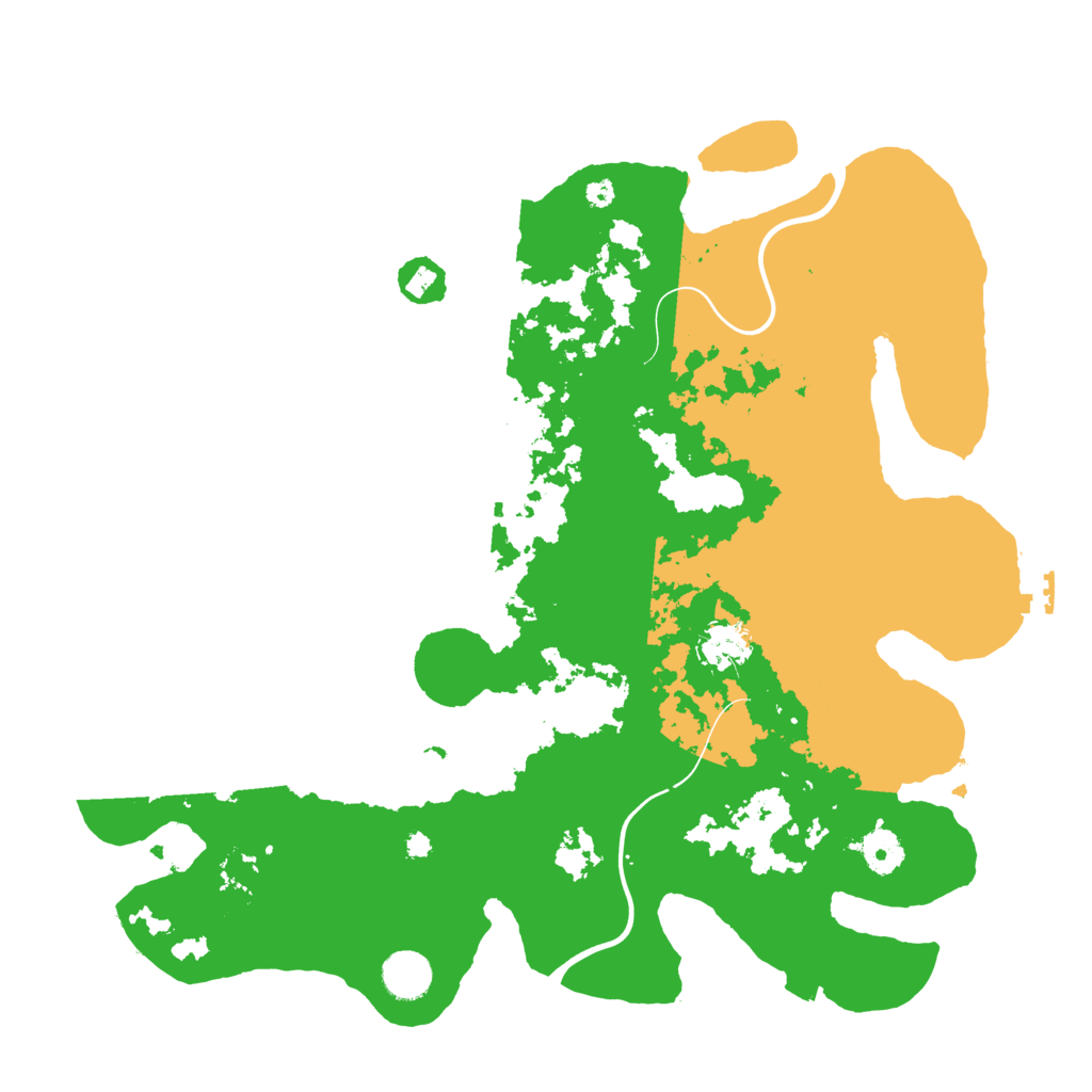 Biome Rust Map: Procedural Map, Size: 3900, Seed: 96179341