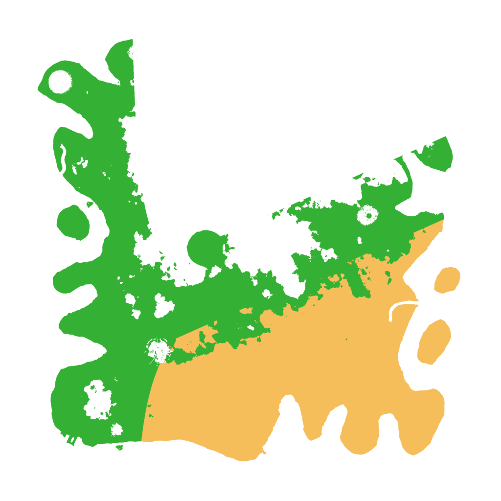 Biome Rust Map: Procedural Map, Size: 3800, Seed: 57166127