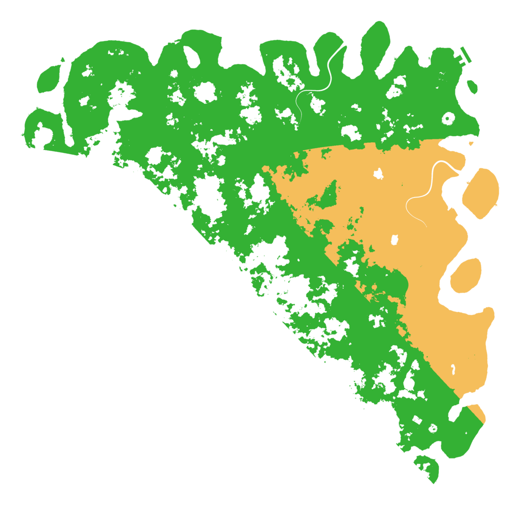 Biome Rust Map: Procedural Map, Size: 6000, Seed: 13536