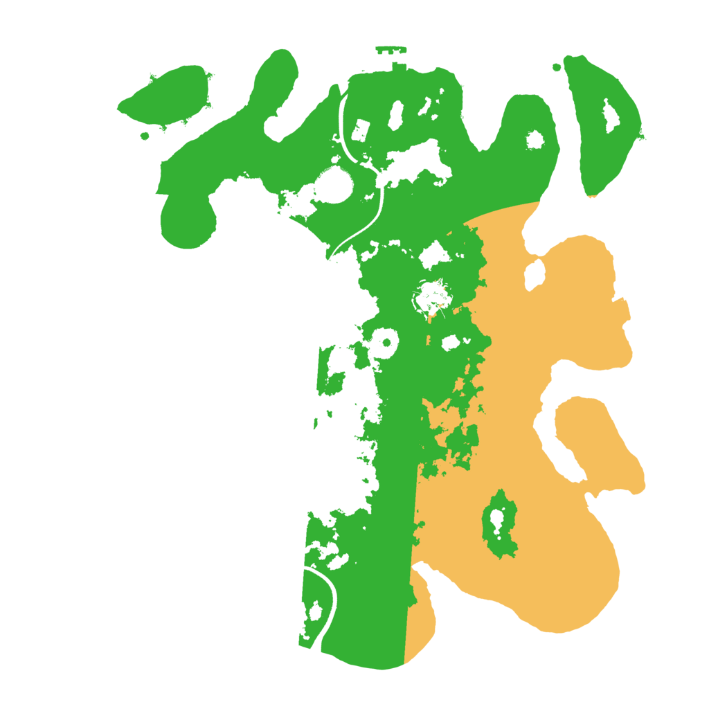 Biome Rust Map: Procedural Map, Size: 3500, Seed: 165365270