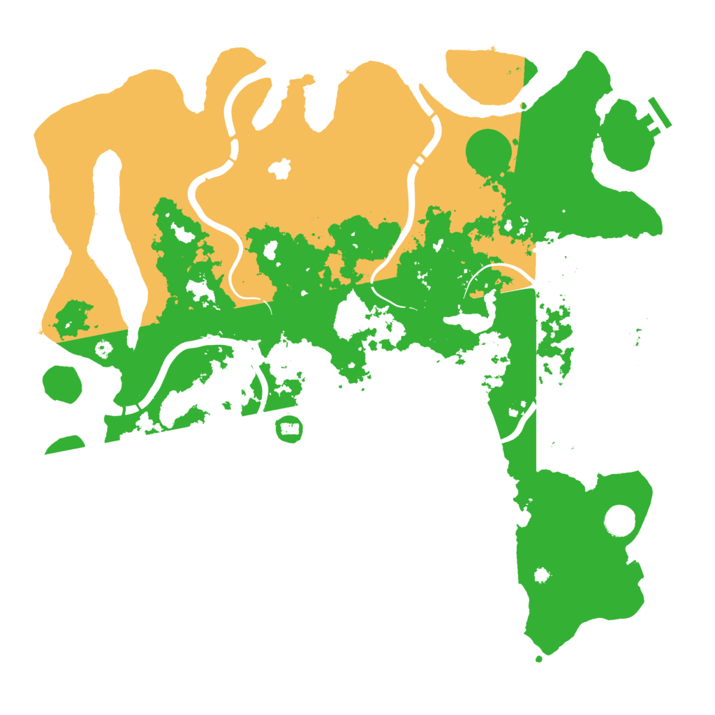 Biome Rust Map: Procedural Map, Size: 4250, Seed: 857162760