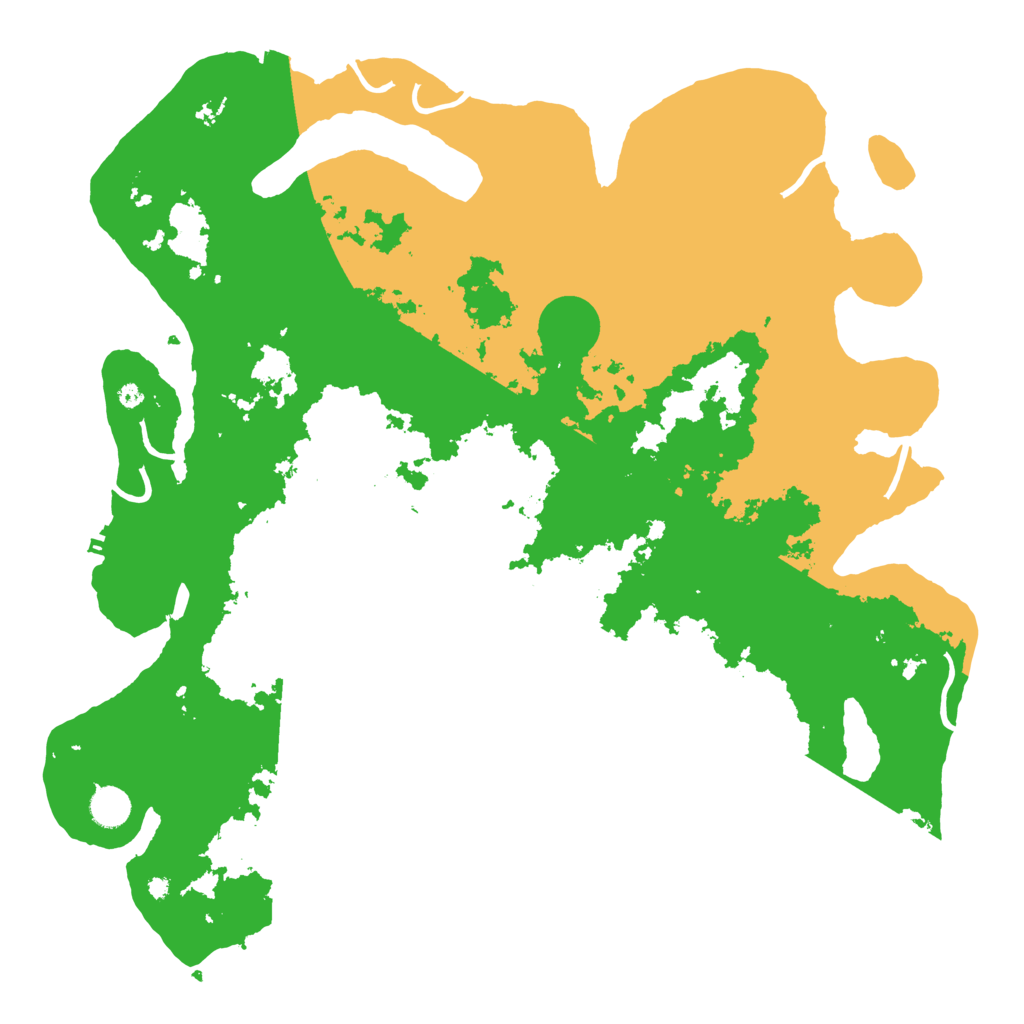 Biome Rust Map: Procedural Map, Size: 4400, Seed: 10395995