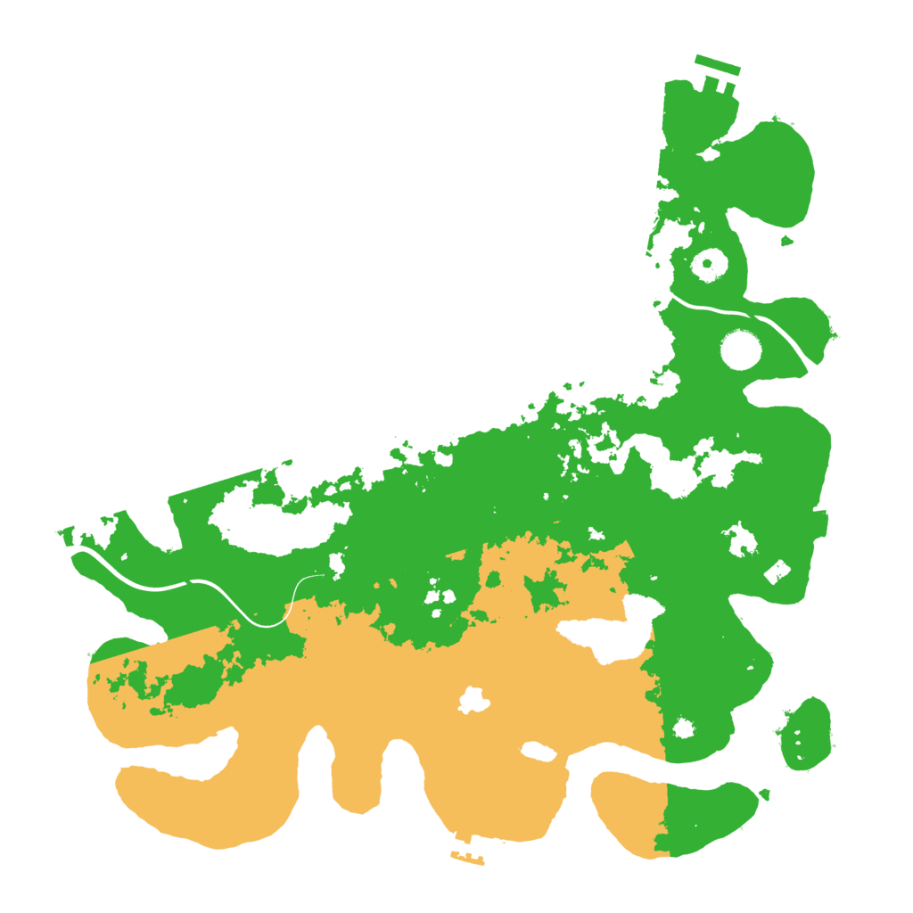 Biome Rust Map: Procedural Map, Size: 4000, Seed: 1296482235