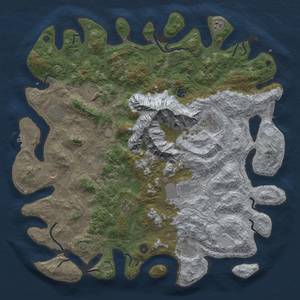 Thumbnail Rust Map: Procedural Map, Size: 5000, Seed: 275357369, 19 Monuments