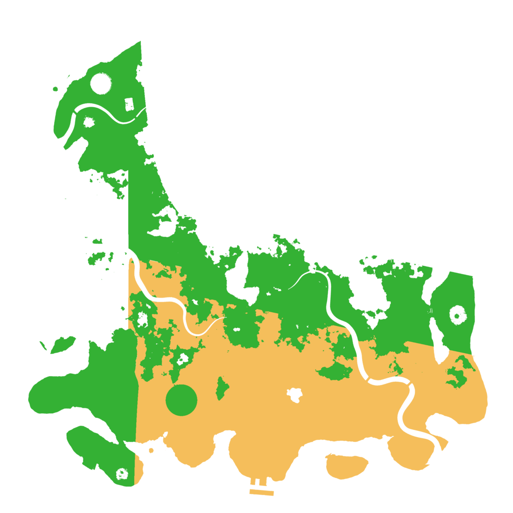 Biome Rust Map: Procedural Map, Size: 4300, Seed: 40220250
