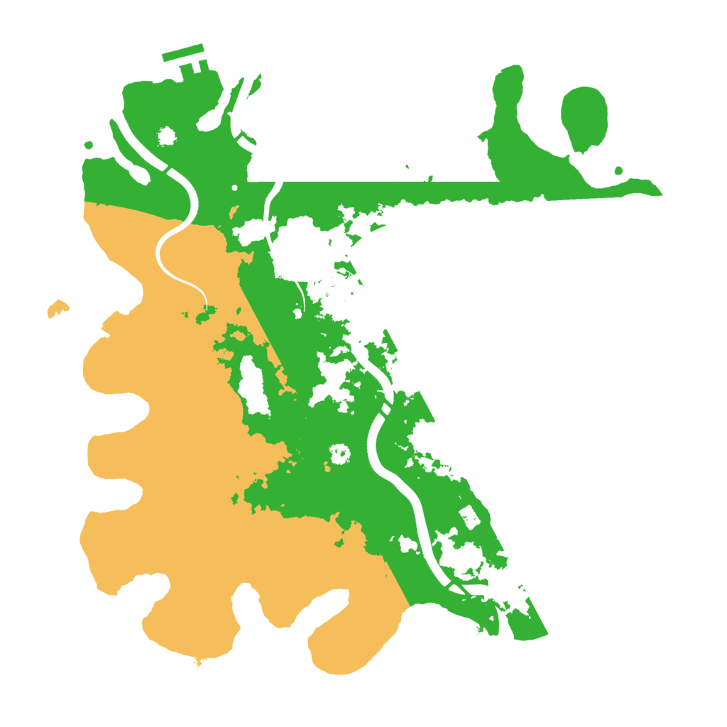 Biome Rust Map: Procedural Map, Size: 3500, Seed: 2139