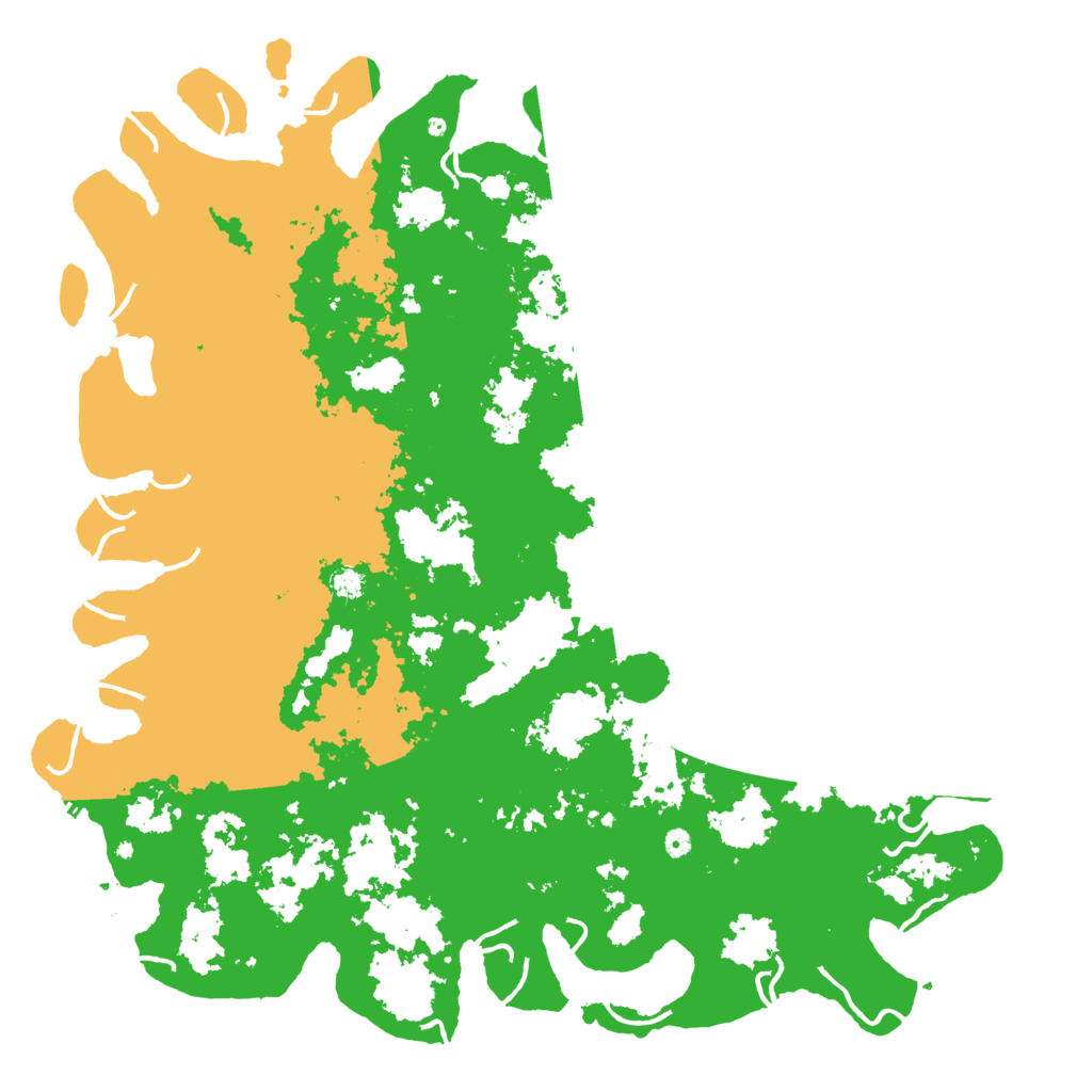 Biome Rust Map: Procedural Map, Size: 6000, Seed: 152407758