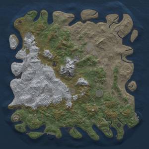 Thumbnail Rust Map: Procedural Map, Size: 5000, Seed: 1720299234, 19 Monuments