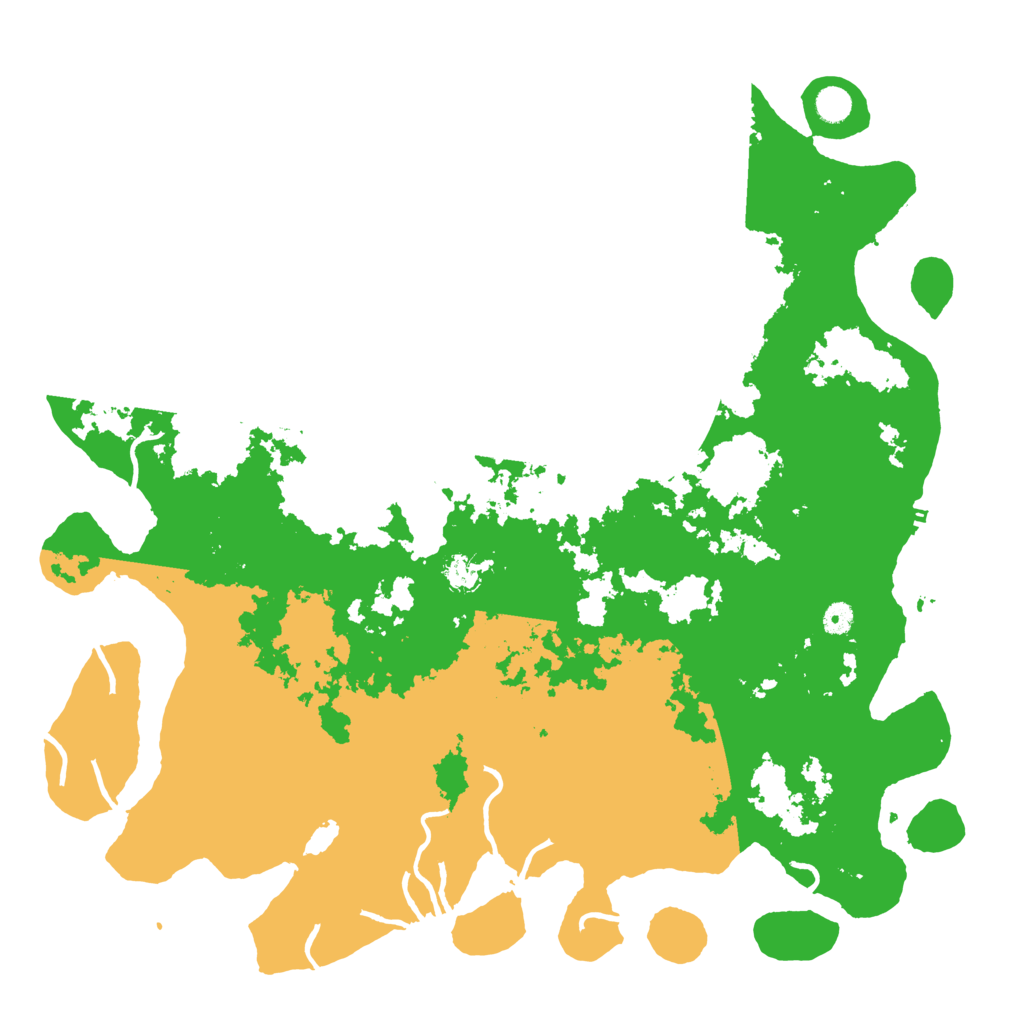 Biome Rust Map: Procedural Map, Size: 5000, Seed: 317642432
