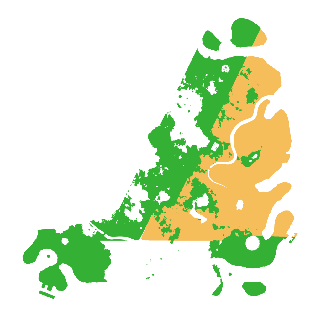 Biome Rust Map: Procedural Map, Size: 4000, Seed: 1960485475