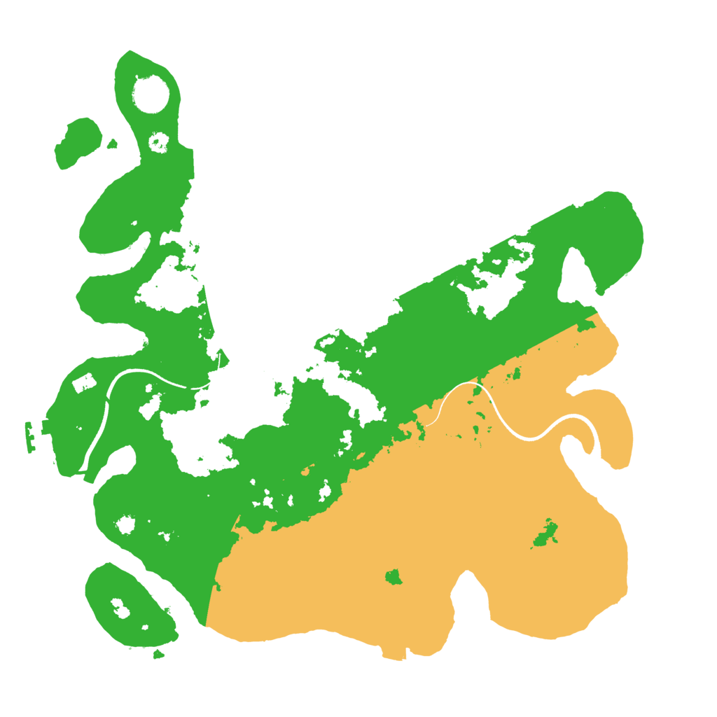 Biome Rust Map: Procedural Map, Size: 3500, Seed: 525184877