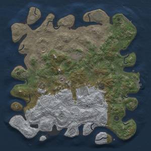 Thumbnail Rust Map: Procedural Map, Size: 4250, Seed: 60103, 16 Monuments
