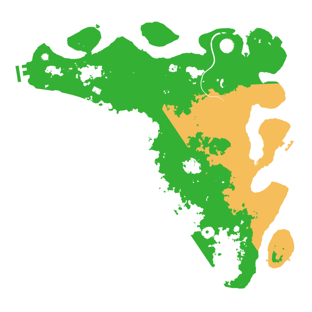 Biome Rust Map: Procedural Map, Size: 3850, Seed: 61306904