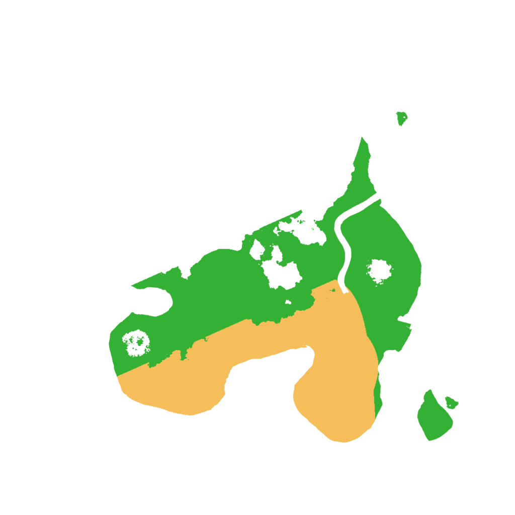 Biome Rust Map: Procedural Map, Size: 2000, Seed: 450107337