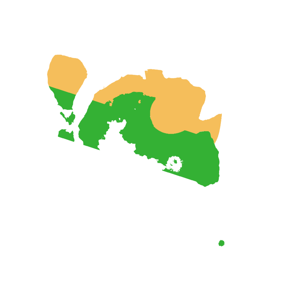 Biome Rust Map: Procedural Map, Size: 2000, Seed: 20230601