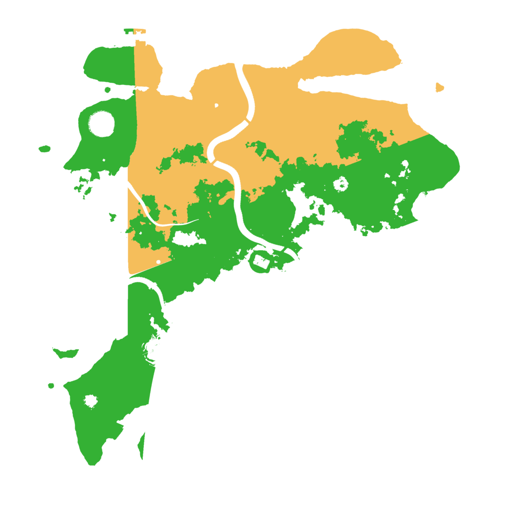 Biome Rust Map: Procedural Map, Size: 3550, Seed: 29020607