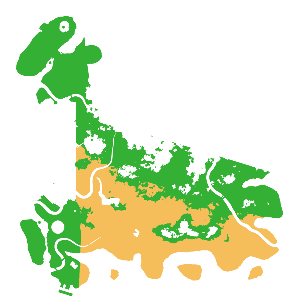 Biome Rust Map: Procedural Map, Size: 4300, Seed: 67595304