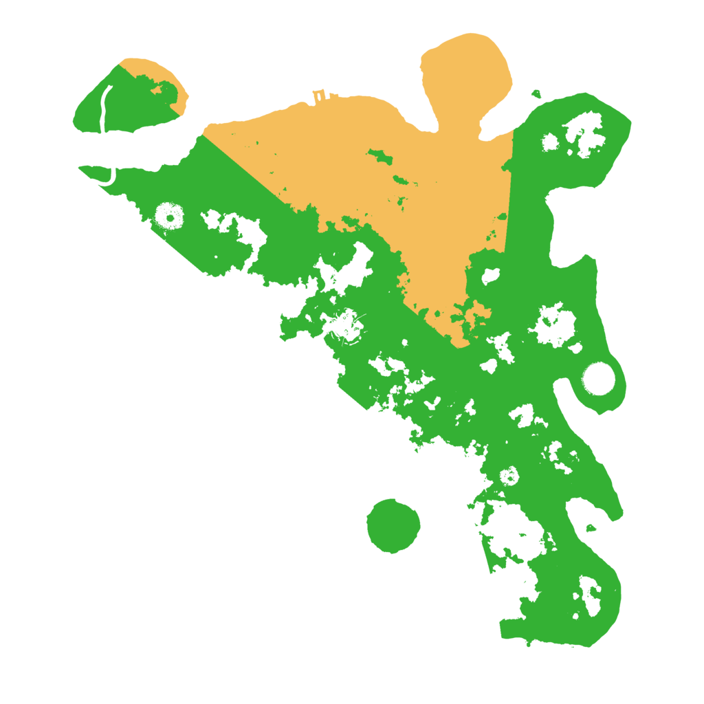 Biome Rust Map: Procedural Map, Size: 3800, Seed: 29124948