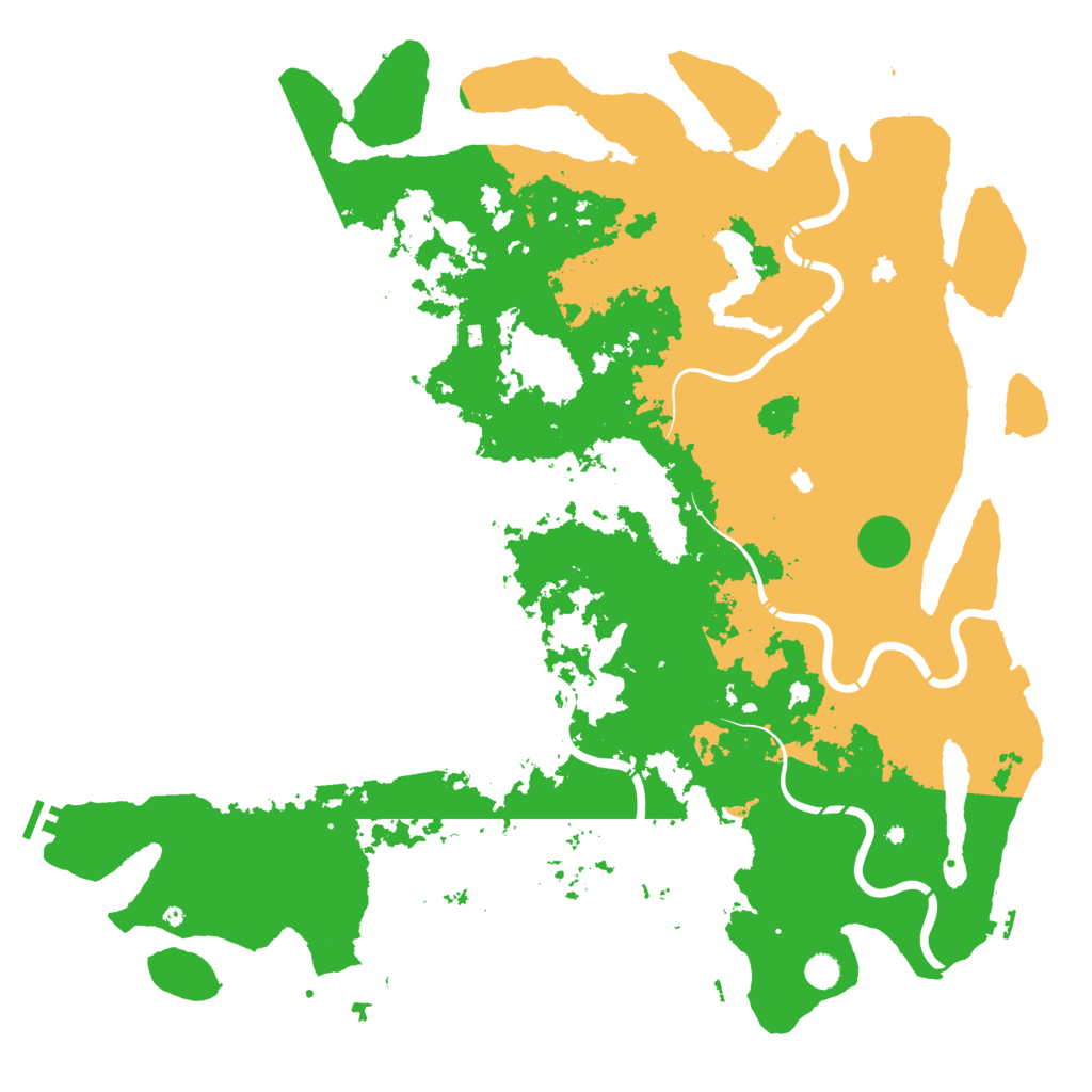 Biome Rust Map: Procedural Map, Size: 5500, Seed: 836429099