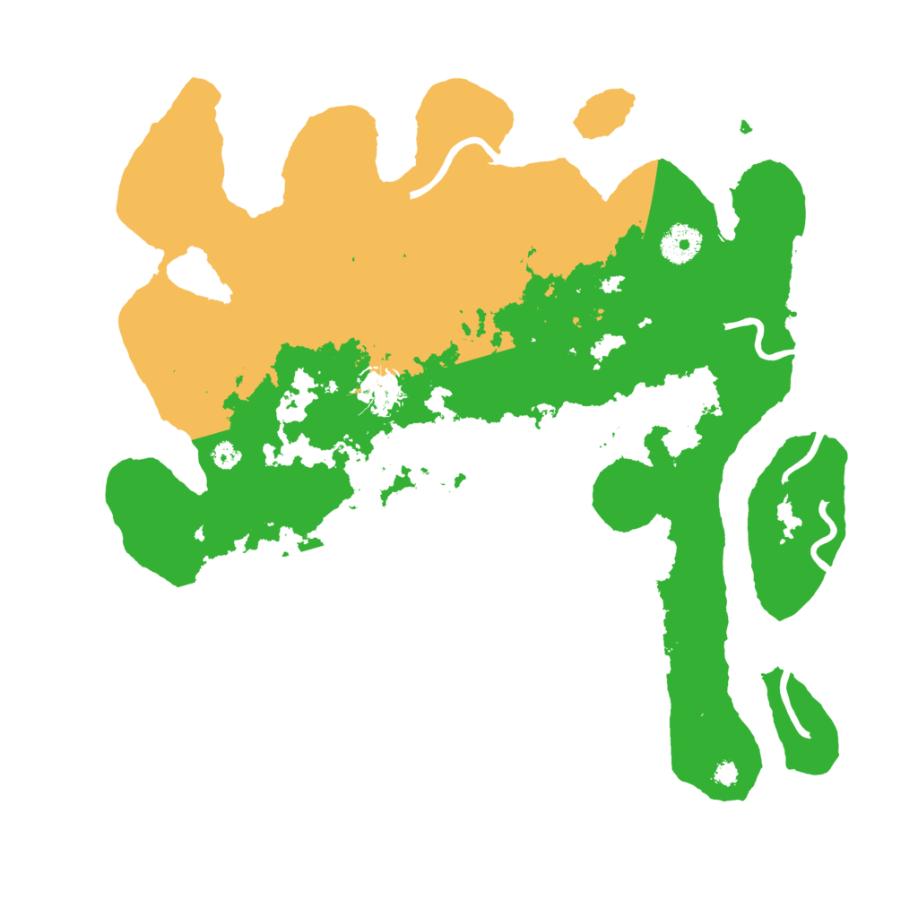 Biome Rust Map: Procedural Map, Size: 3500, Seed: 324300719