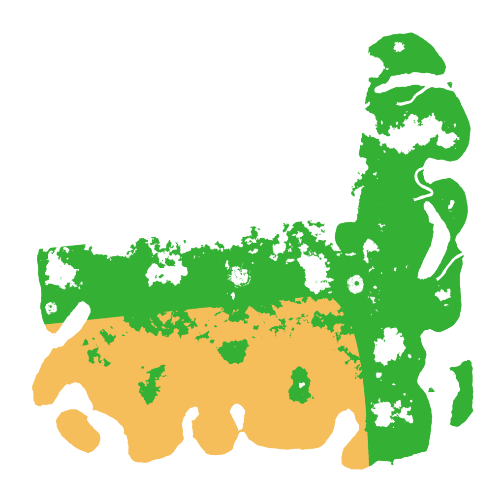 Biome Rust Map: Procedural Map, Size: 4400, Seed: 45973968