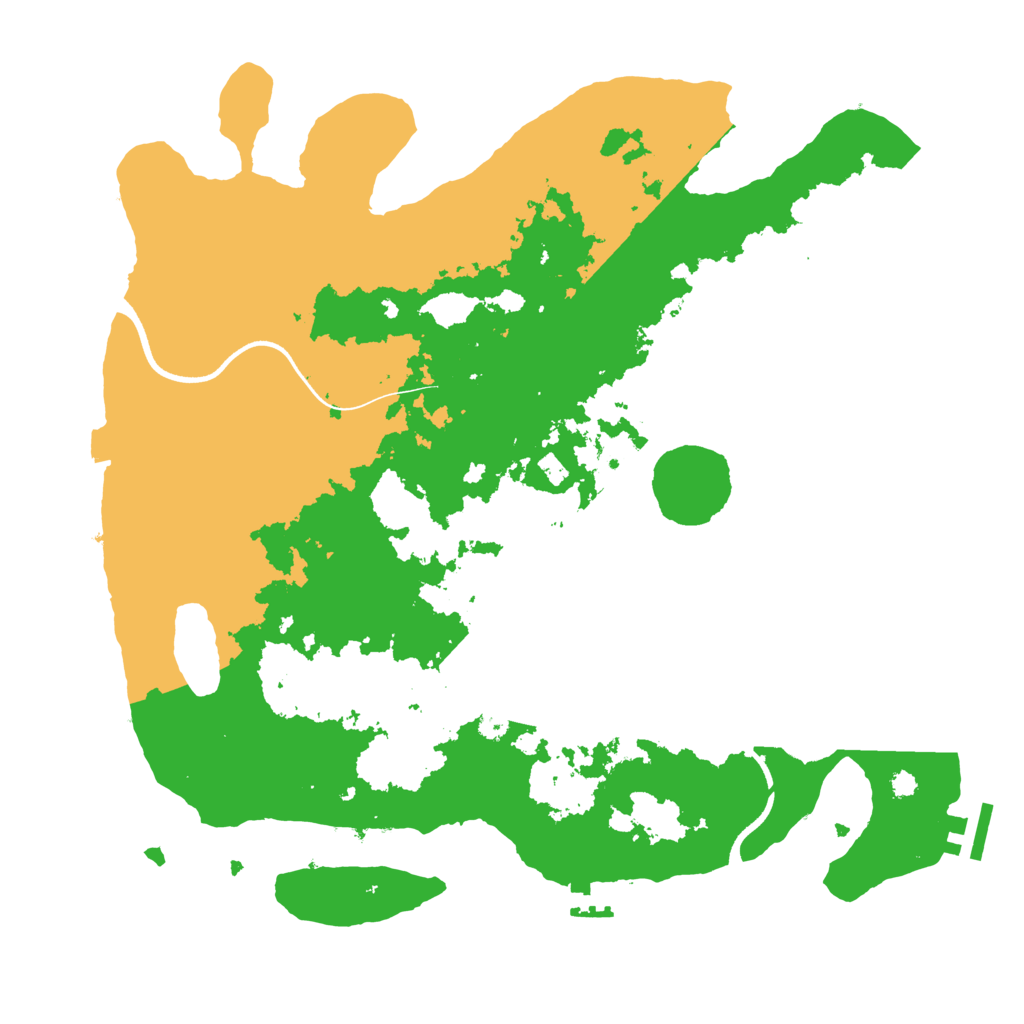Biome Rust Map: Procedural Map, Size: 3600, Seed: 27093088