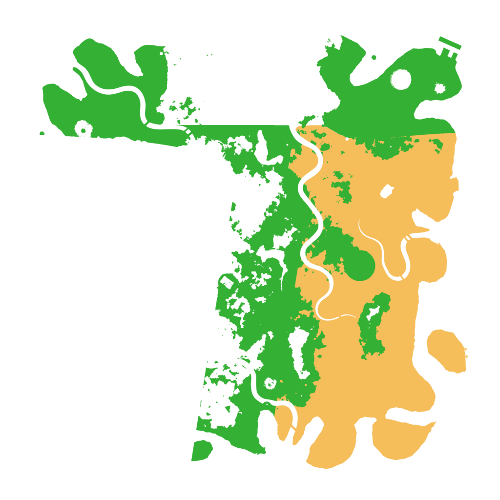 Biome Rust Map: Procedural Map, Size: 4300, Seed: 15745440
