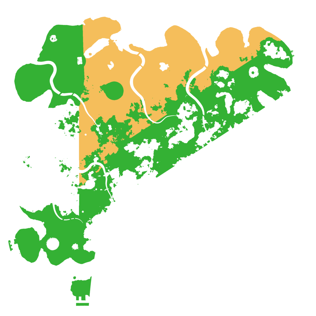 Biome Rust Map: Procedural Map, Size: 4500, Seed: 2077759900