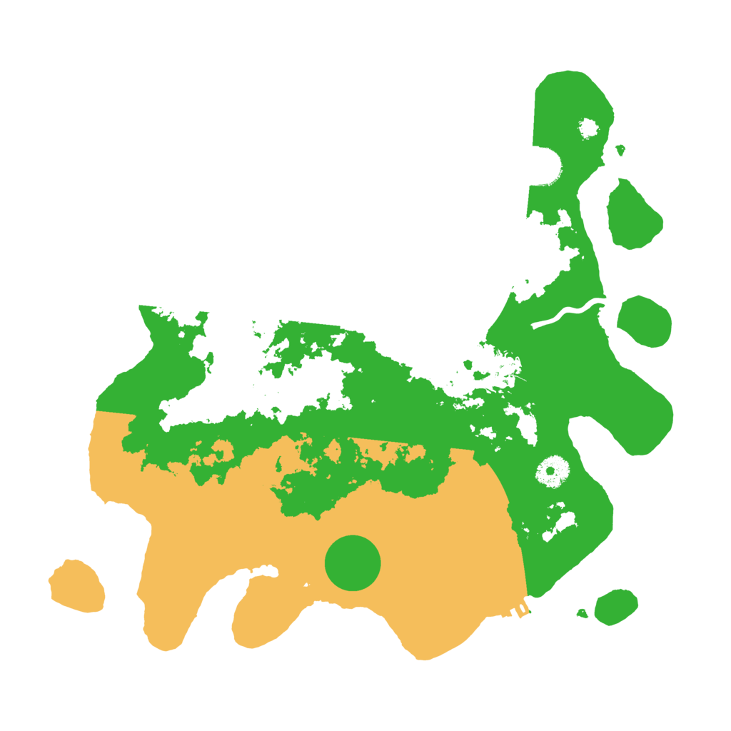 Biome Rust Map: Procedural Map, Size: 3450, Seed: 31307864