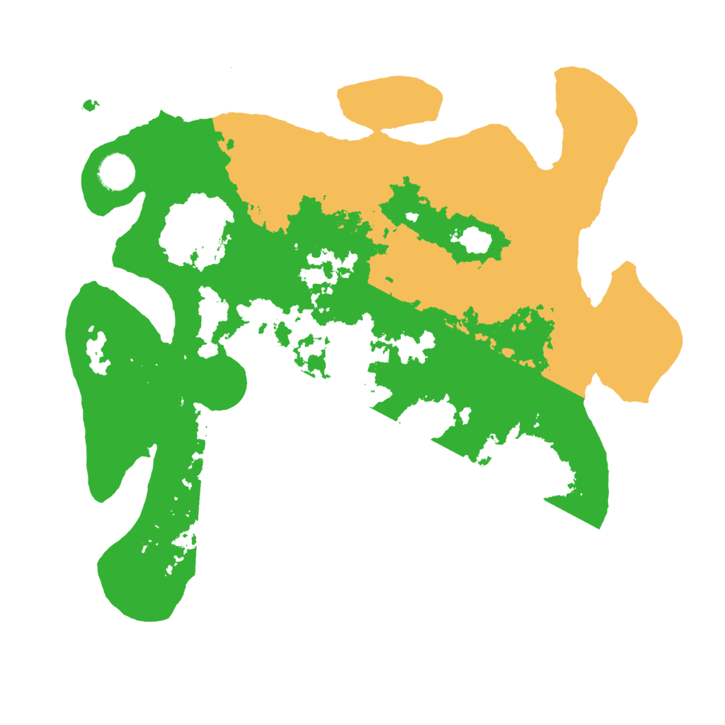 Biome Rust Map: Barren, Size: 3500, Seed: 12324596