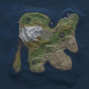 Thumbnail Rust Map: Procedural Map, Size: 2100, Seed: 1717123697, 7 Monuments