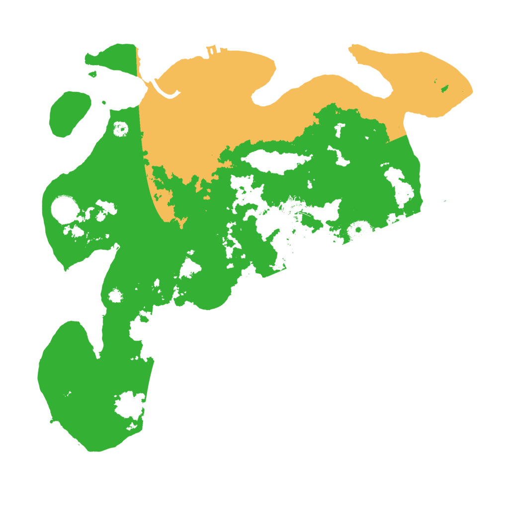 Biome Rust Map: Procedural Map, Size: 3400, Seed: 11781922