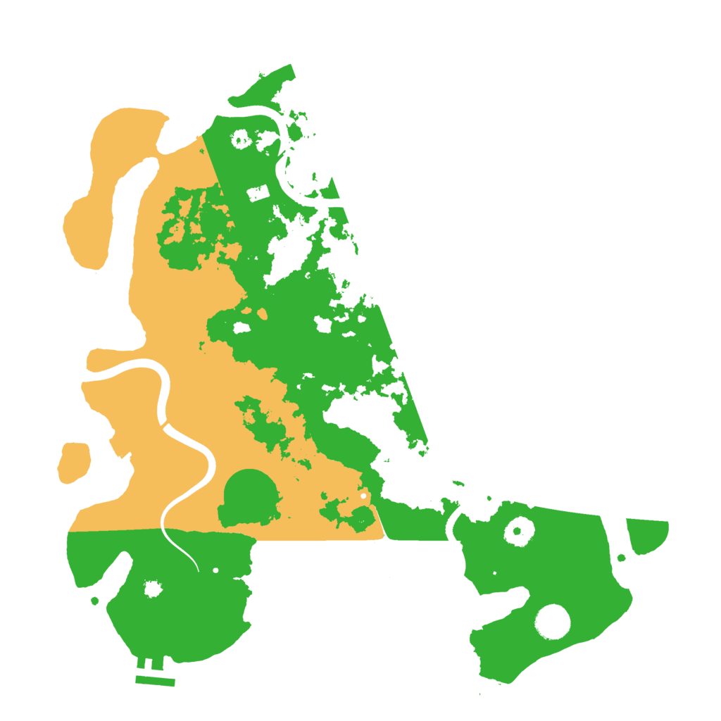 Biome Rust Map: Procedural Map, Size: 3700, Seed: 515792809