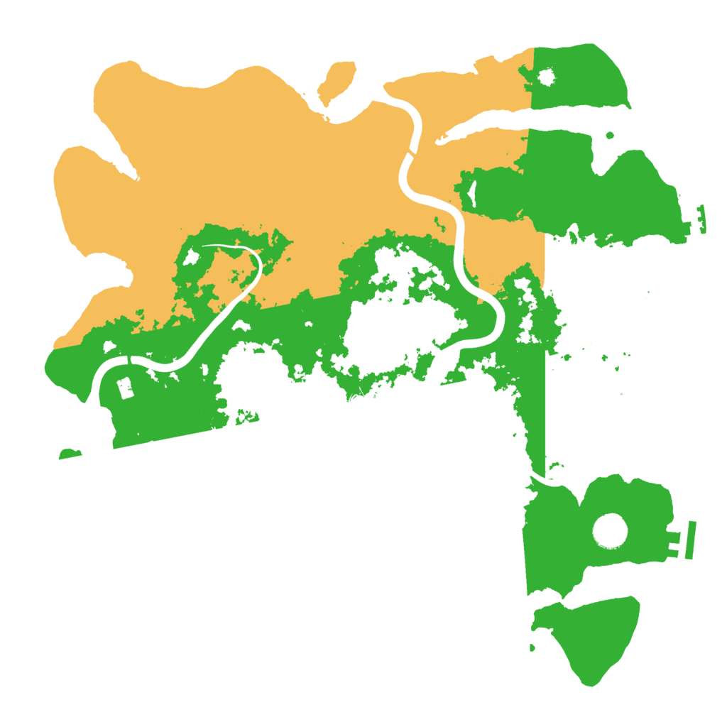 Biome Rust Map: Procedural Map, Size: 3850, Seed: 34255315