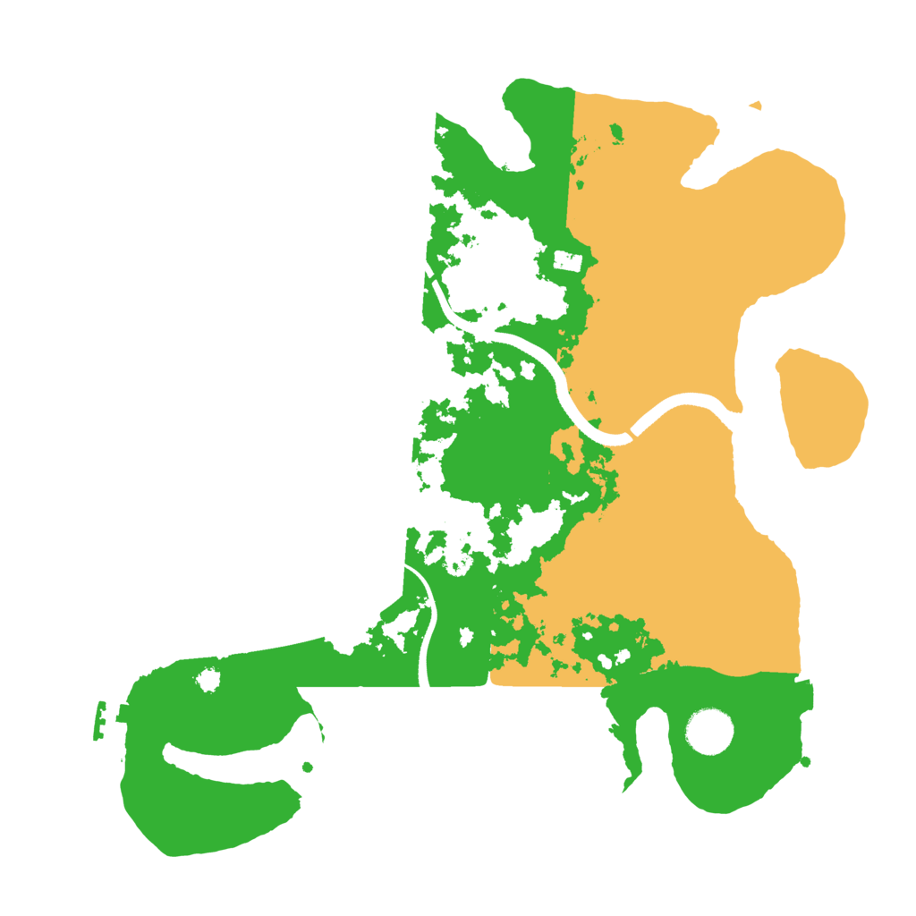 Biome Rust Map: Procedural Map, Size: 3500, Seed: 1853480183