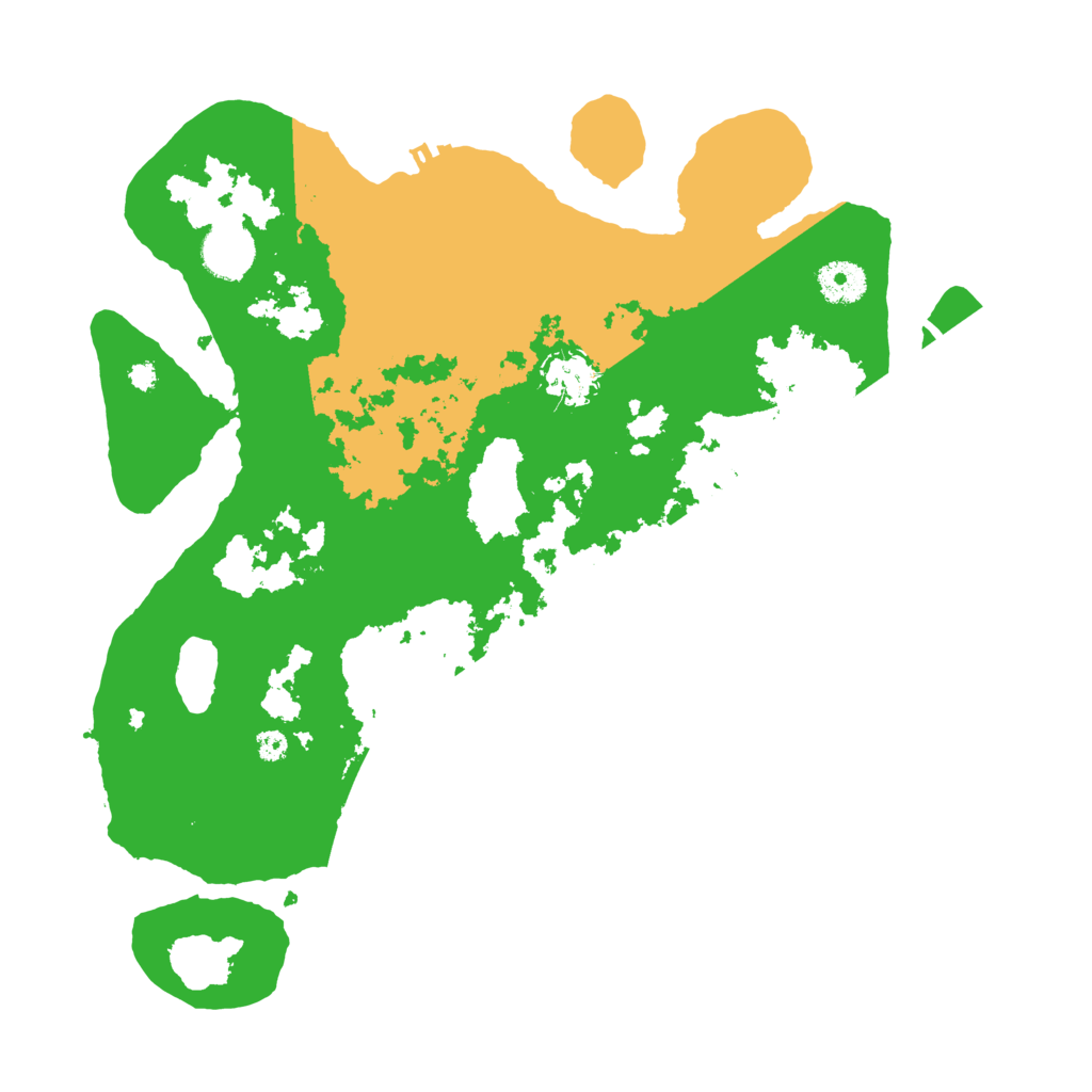 Biome Rust Map: Procedural Map, Size: 3600, Seed: 14607716