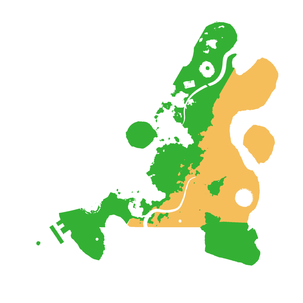 Biome Rust Map: Procedural Map, Size: 3000, Seed: 46144