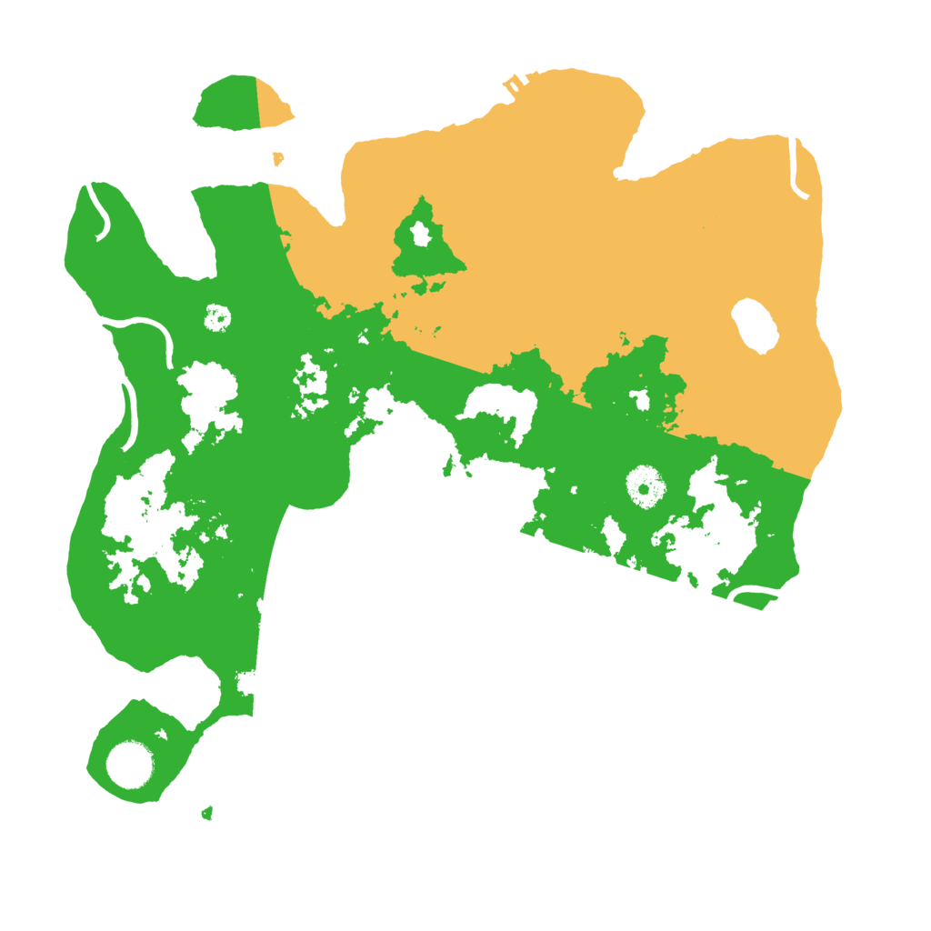 Biome Rust Map: Procedural Map, Size: 3500, Seed: 49214269