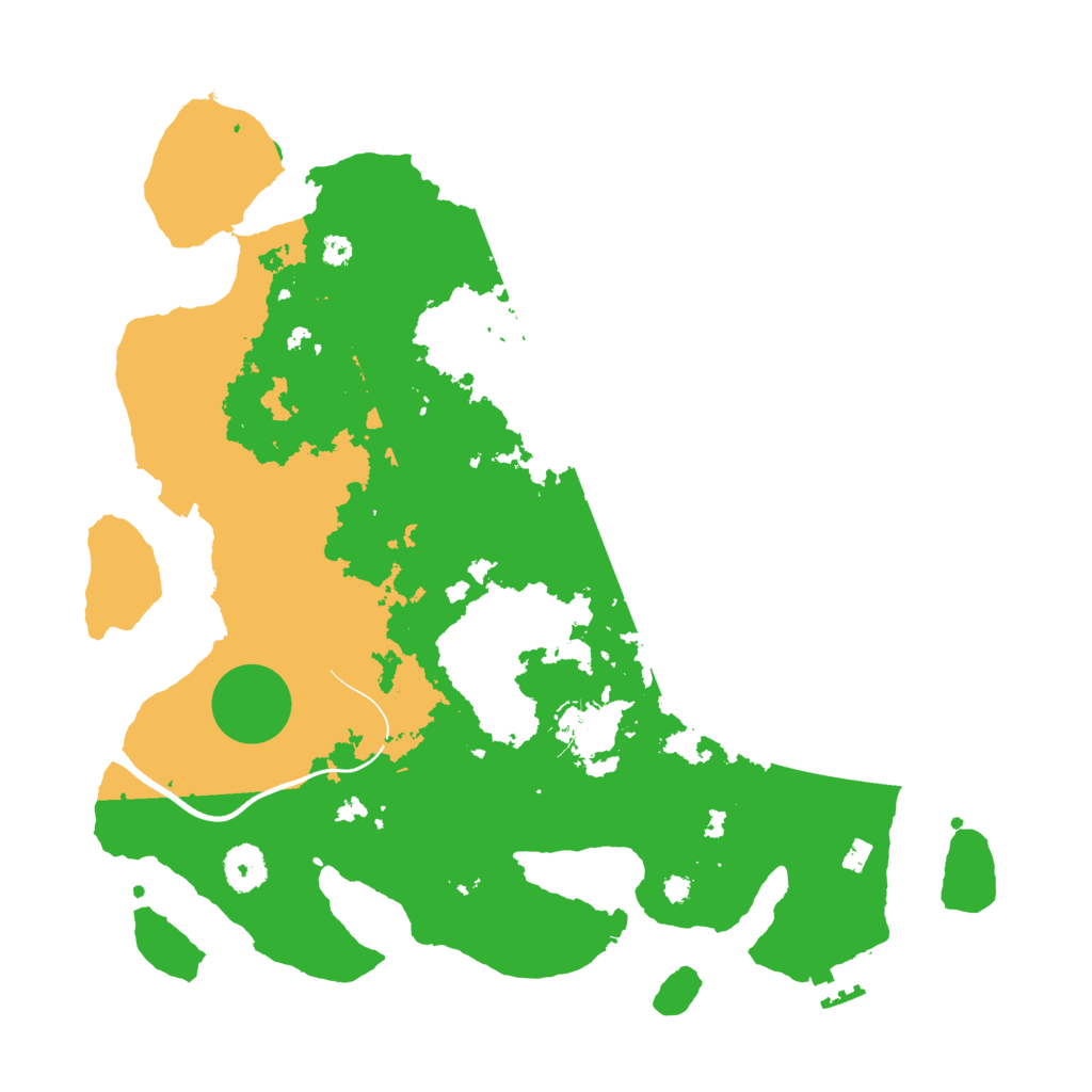 Biome Rust Map: Procedural Map, Size: 3629, Seed: 675337386